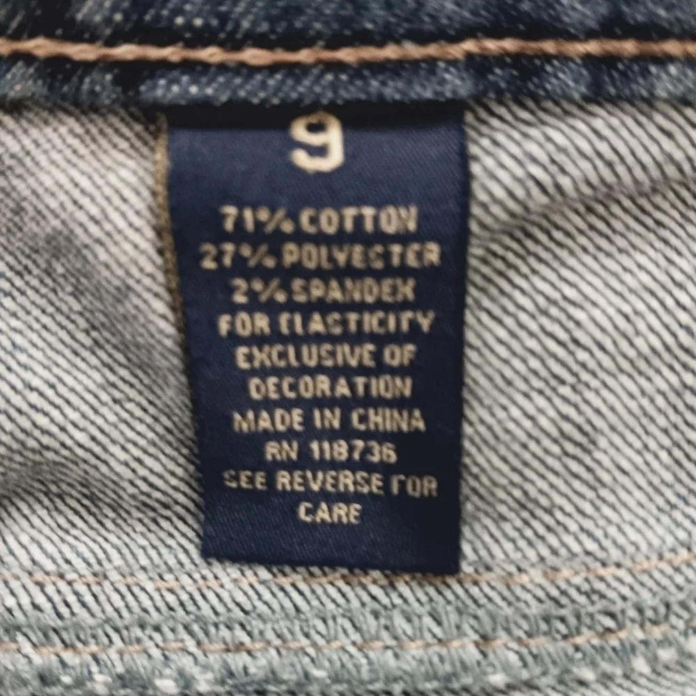 3X$25.  T5 denim size 9 shorts